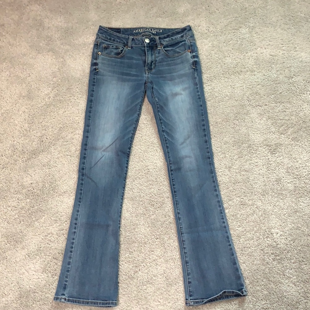 American Eagle skinny kick jeans
